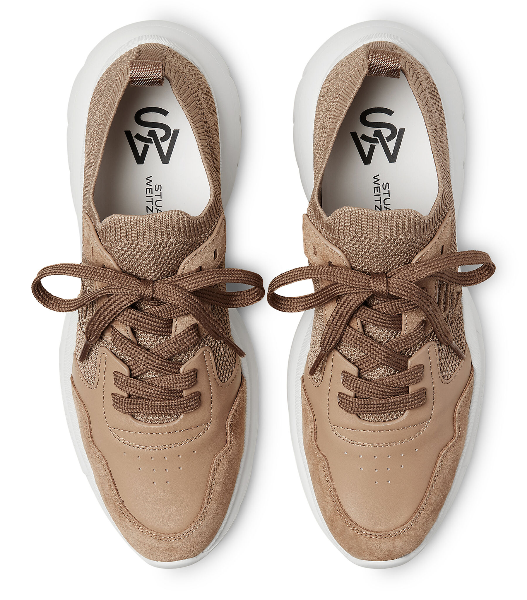 Stuart weitzman suede sneakers shop