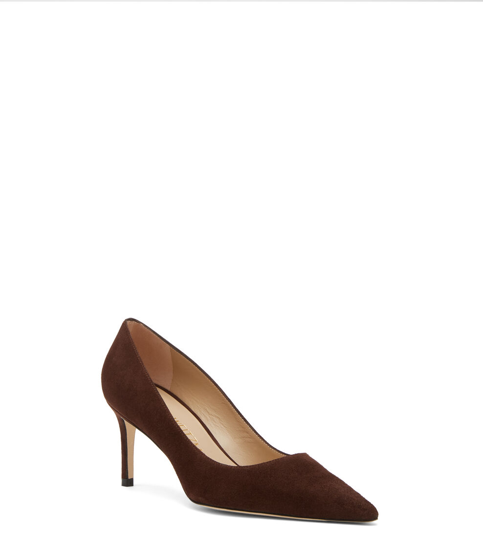 Stuart Weitzman STUART 75 PUMP WALNUT S7009SUEWAL