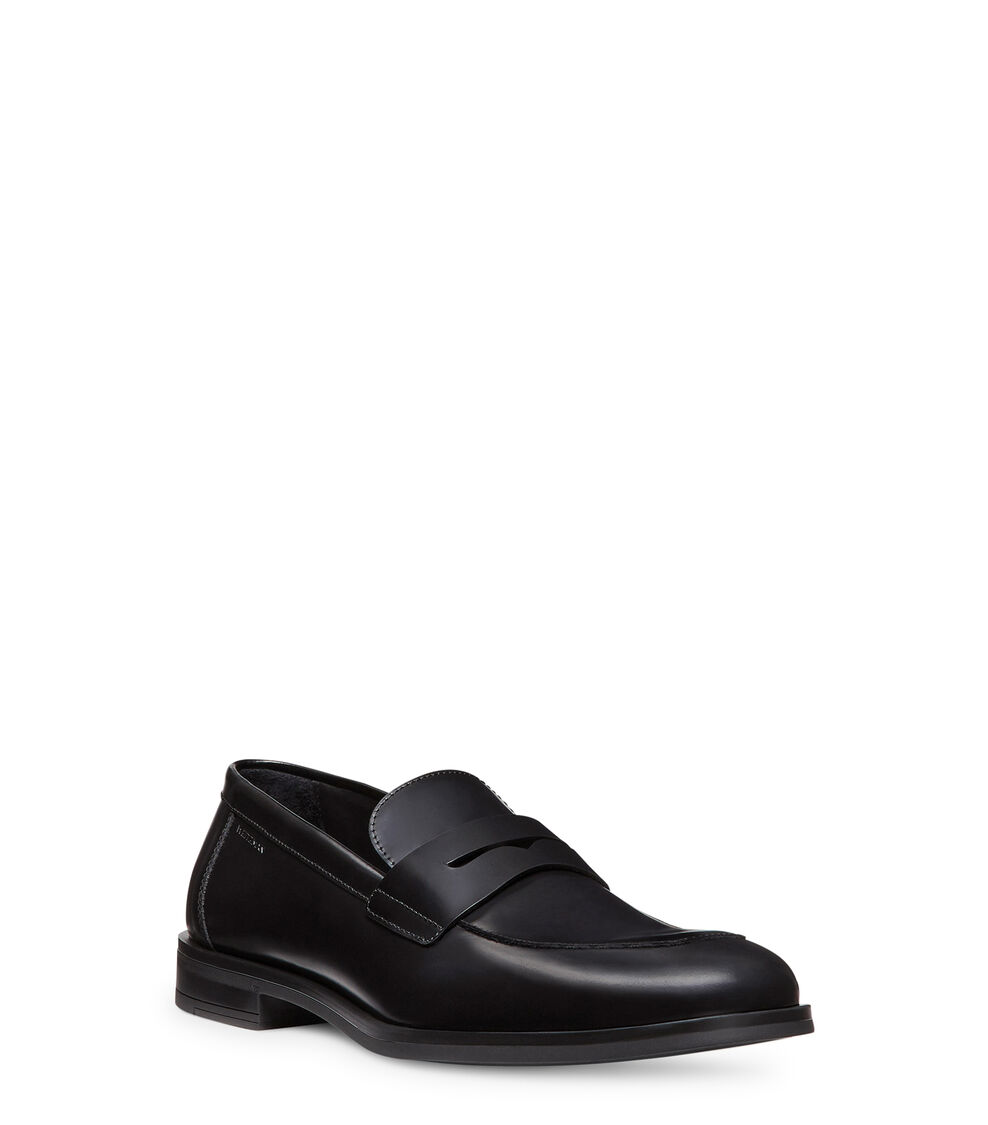 Stuart Weitzman SW CLUB CLASSIC PENNY LOAFER BLACK SI148BRCBLK