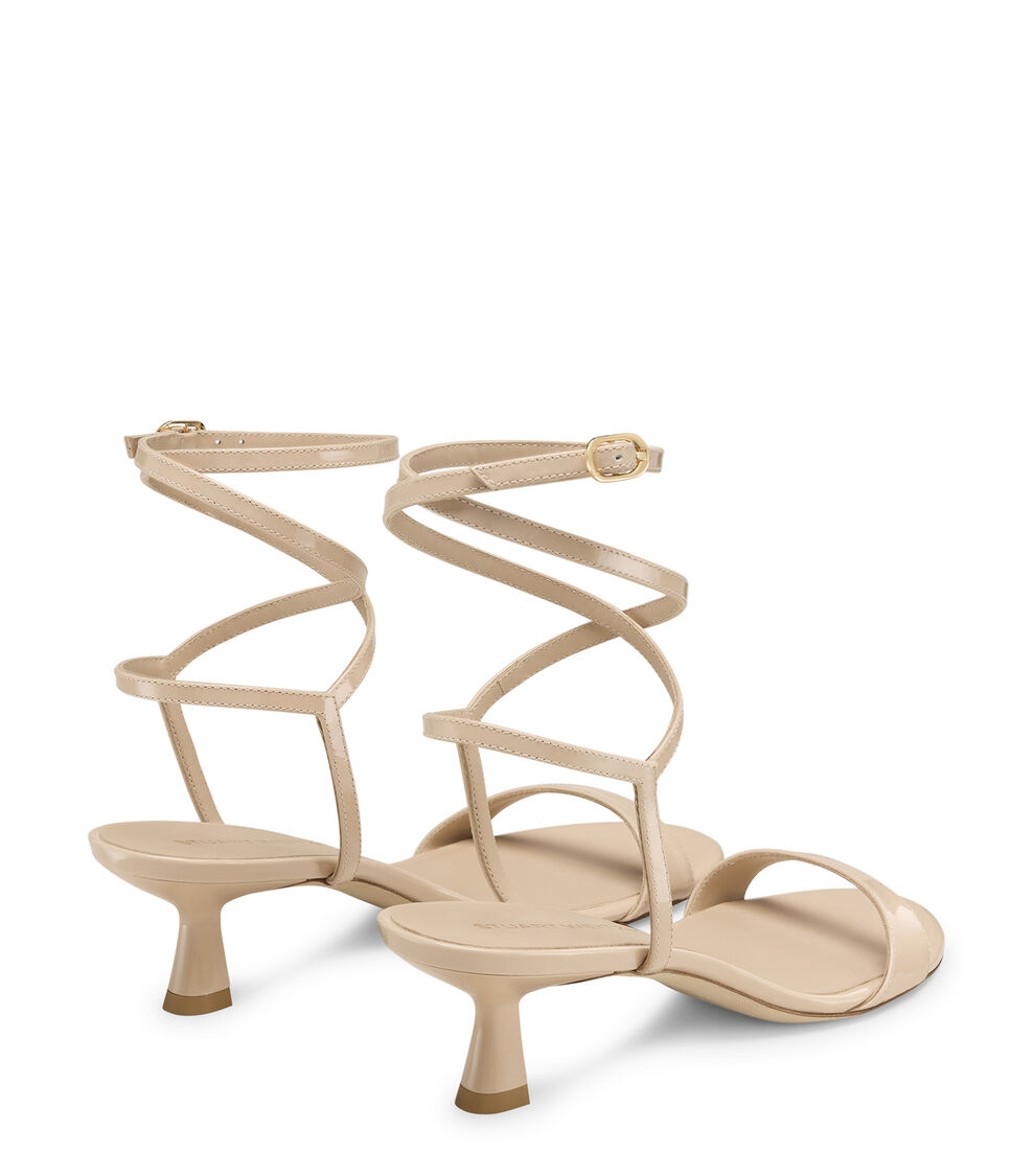 Stuart Weitzman NUDIST WRAP 50 BARELY BEIGE SK864PATXW7