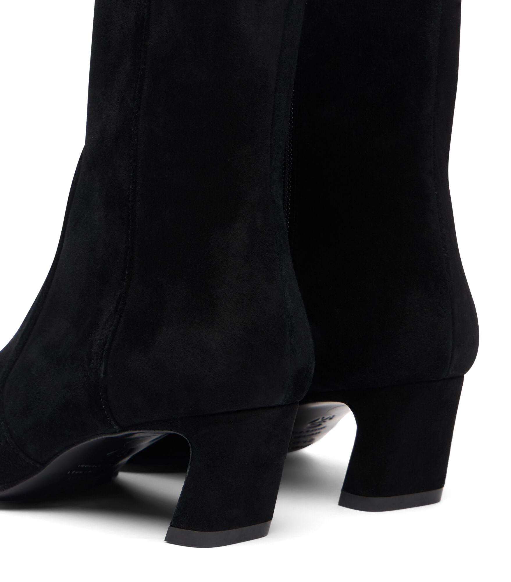 STASSI ZIP BOOTIE 50 in BLACK for Women | Stuart Weitzman®