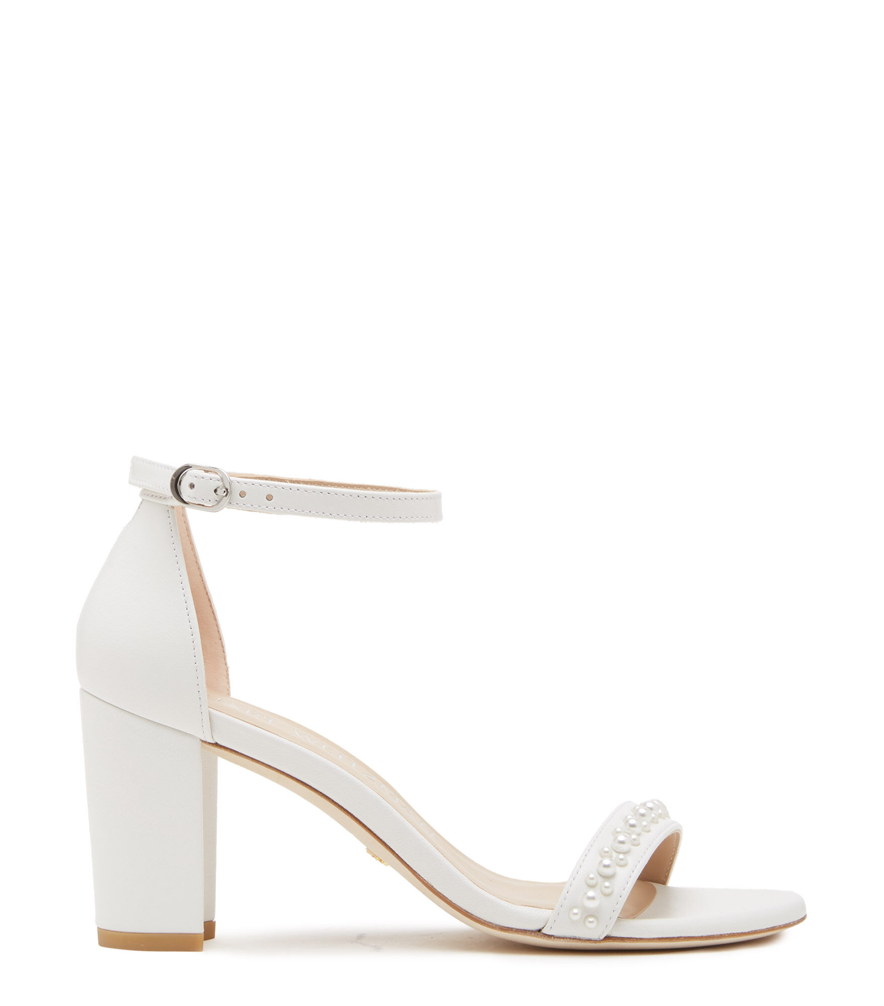 Stuart weitzman nearly hot sale nude white
