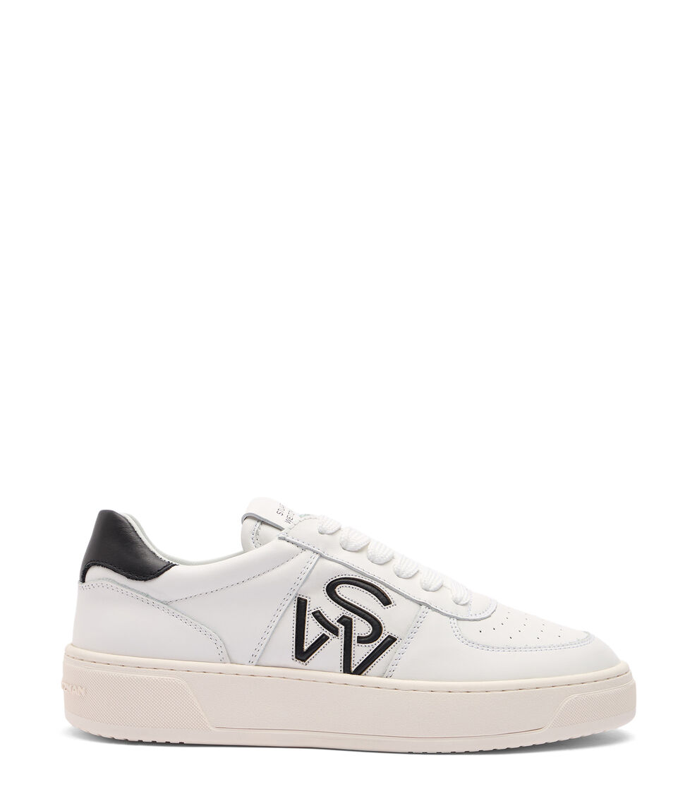 Stuart Weitzman SW COURTSIDE LOGO SNEAKER WEI&szlig; SH305CLHWTB