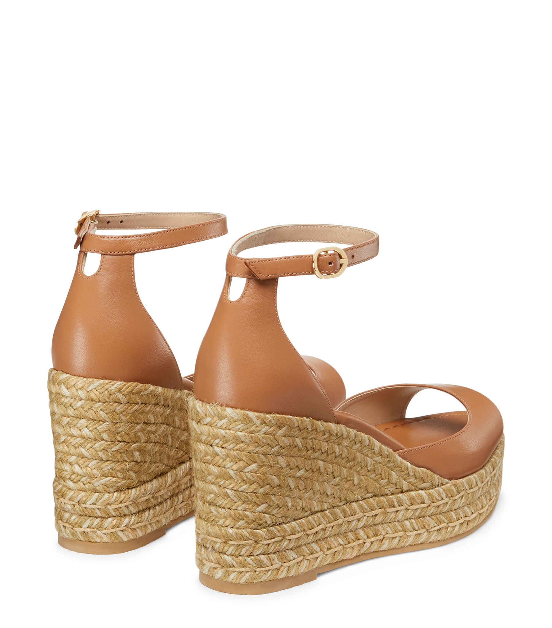 Stuart Weitzman NUDISTIA ESPADRILLE WEDGE female TAN