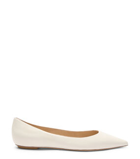 Stuart Weitzman EMILIA FLAT CREAM SG872LARCRM