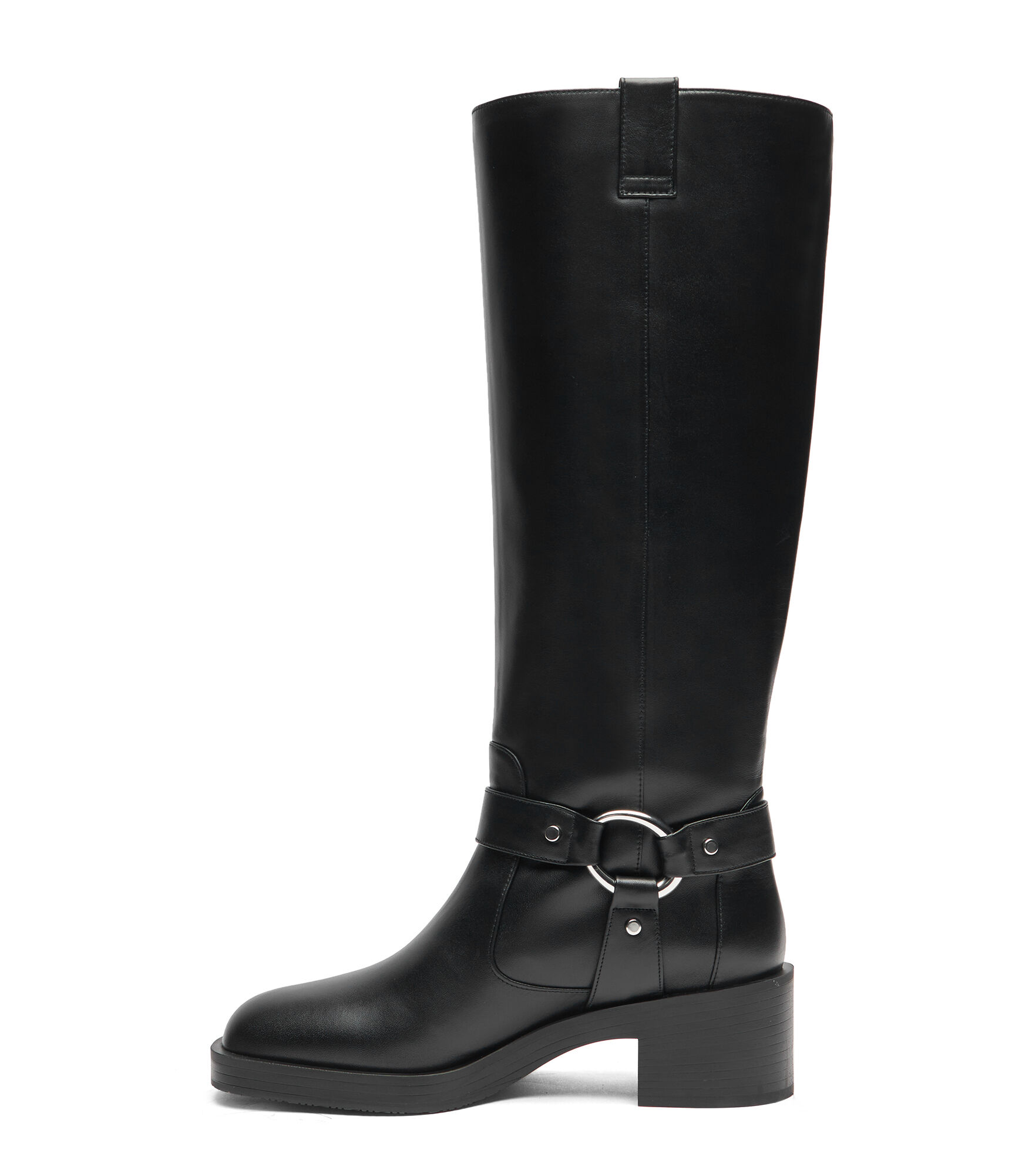JAX KNEE HIGH BOOT in BLACK for Women Stuart Weitzman UK