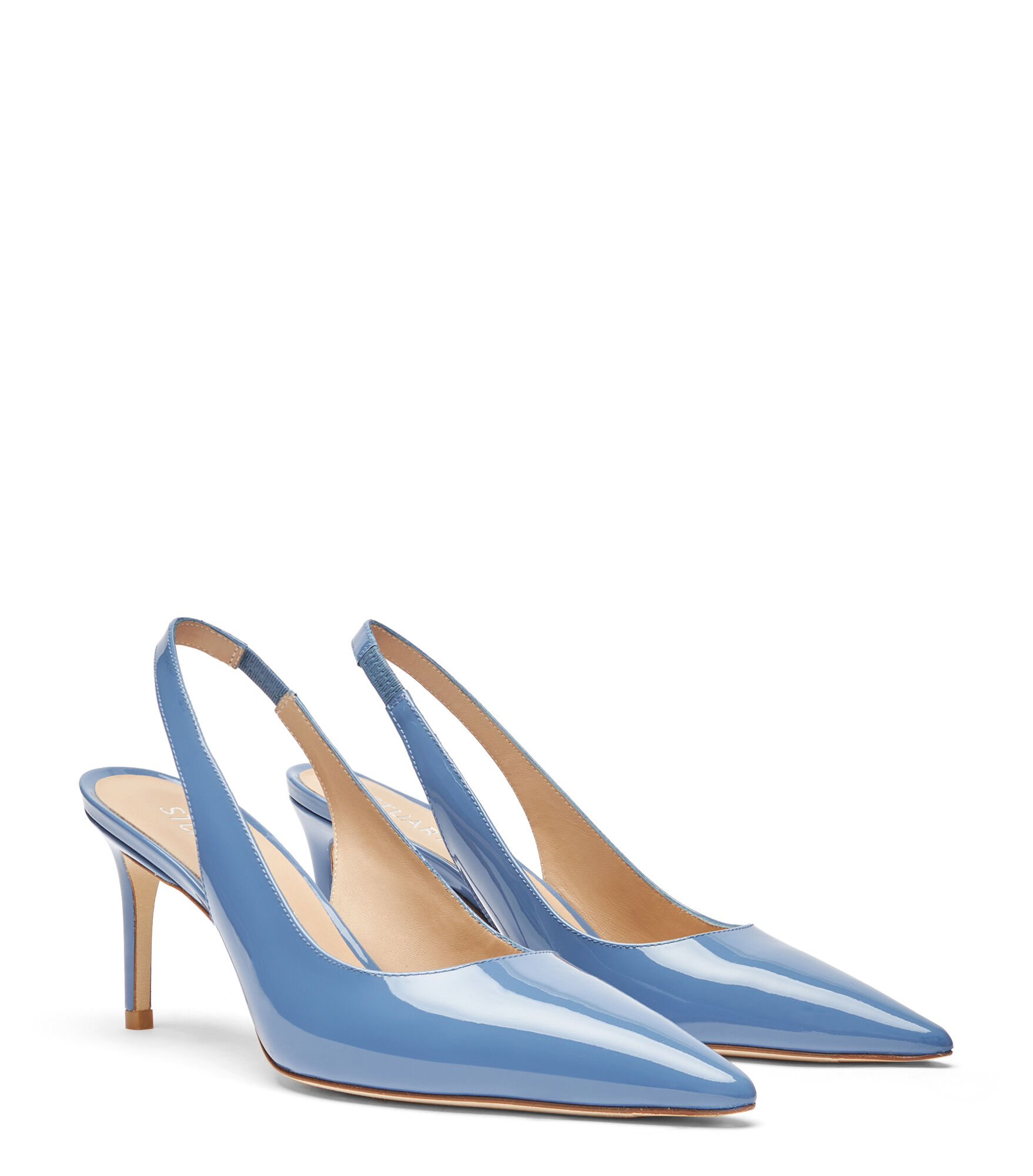 STUART 75 SLINGBACK PUMP in BLUE STEEL for Women Stuart Weitzman UK