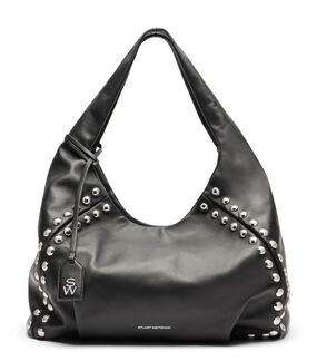 Stuart Weitzman MODA STUD HOBO BAG Stuart Weitzman MODA STUD HOBO BAG BLACK SK252SFNBLK