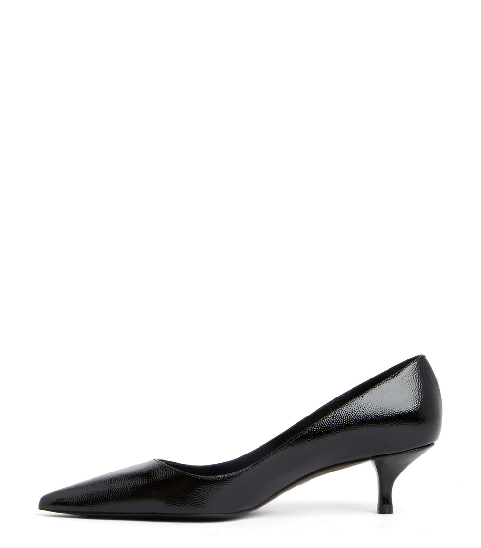 Stuart Weitzman STUART KITTEN PUMP BLACK SF441CATBLK