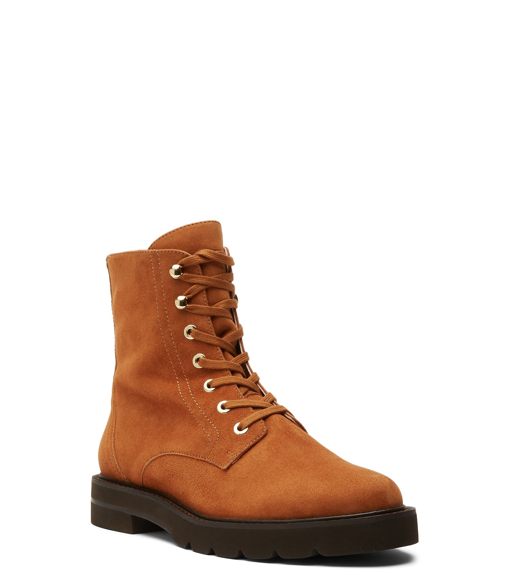 Stuart weitzman suede lace up ankle boots online
