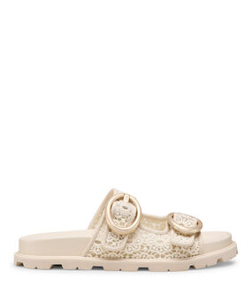 Stuart Weitzman BENNI SPORT SLIDE LINEN SK758JAILIN