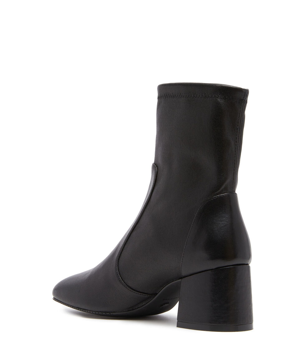 Stuart Weitzman SLEEK 60 SOCK BOOTIE NOIR SC669SRLBLK
