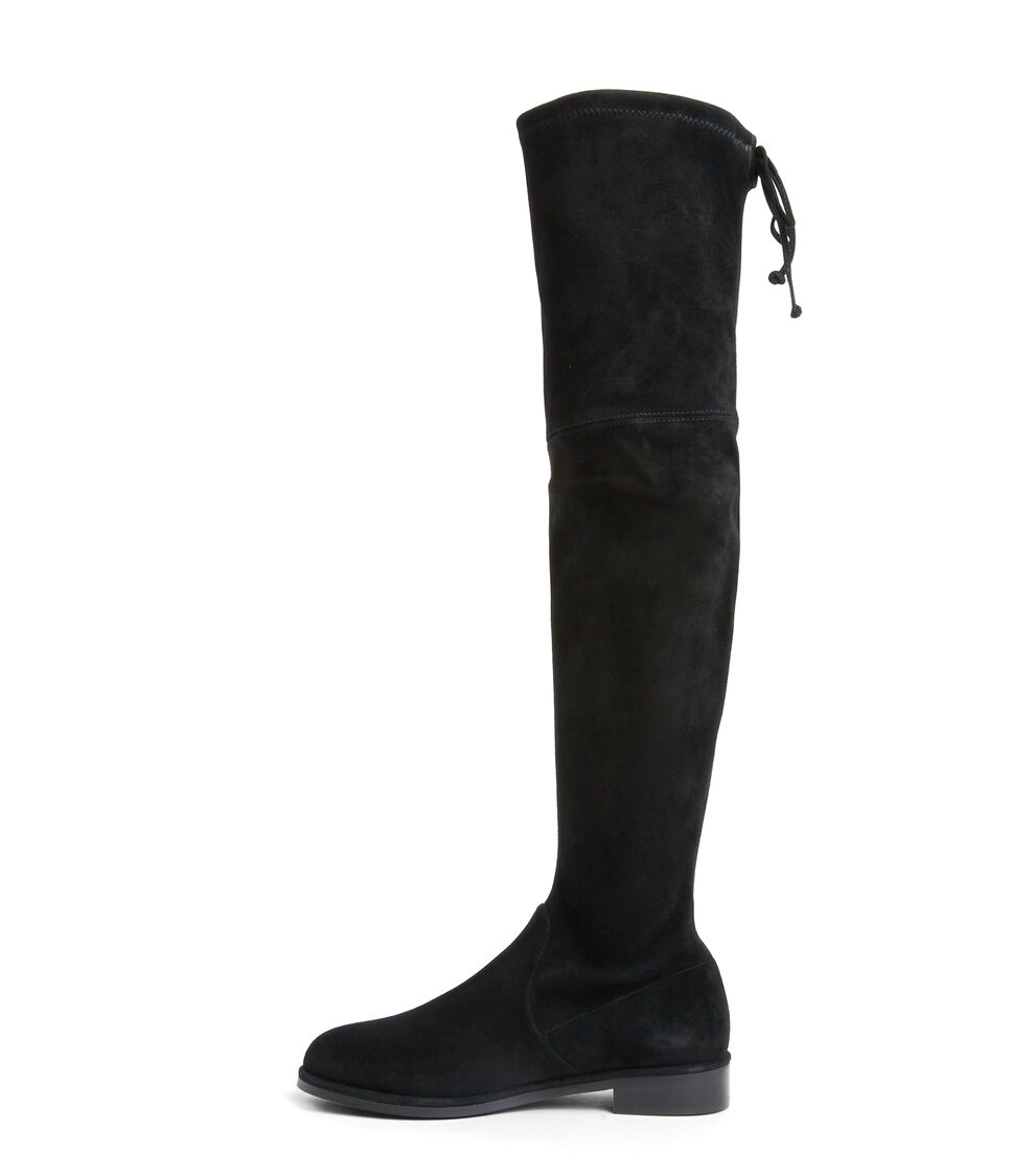 Stuart Weitzman LOWLAND BOLD BOOT BLACK SG129SUSBLK