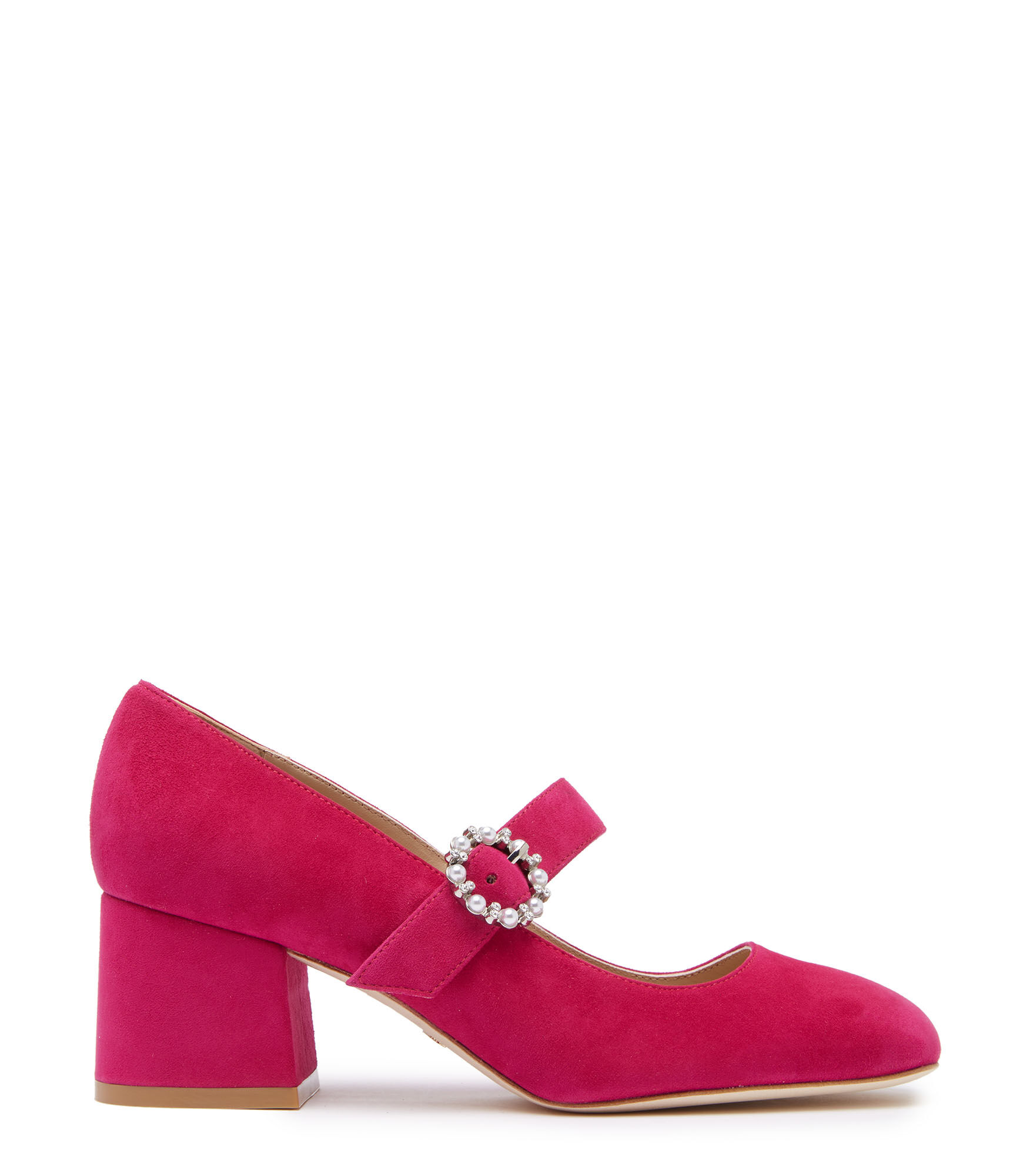 Mary様 STUART PEARL BUCKLE 60 PUMP in ORCHID for Women | Stuart
