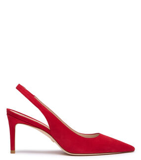 Stuart Weitzman STUART 75 SLINGBACK PUMP CHERRY SC424SUECHE