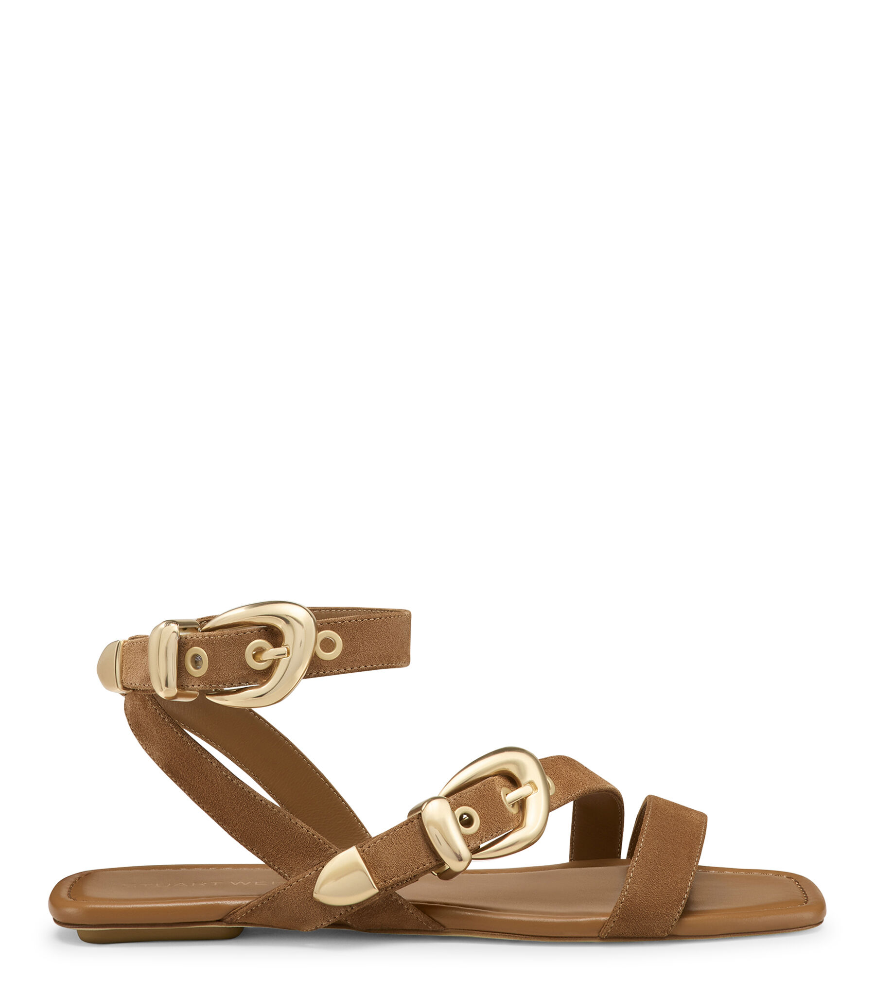 サンダル・ミュール STUART WEITZMAN Women Sandals SK785HAZEL Brown Stuart Weitzman Thea Sandal - Brown - Women | SK785HAZEL