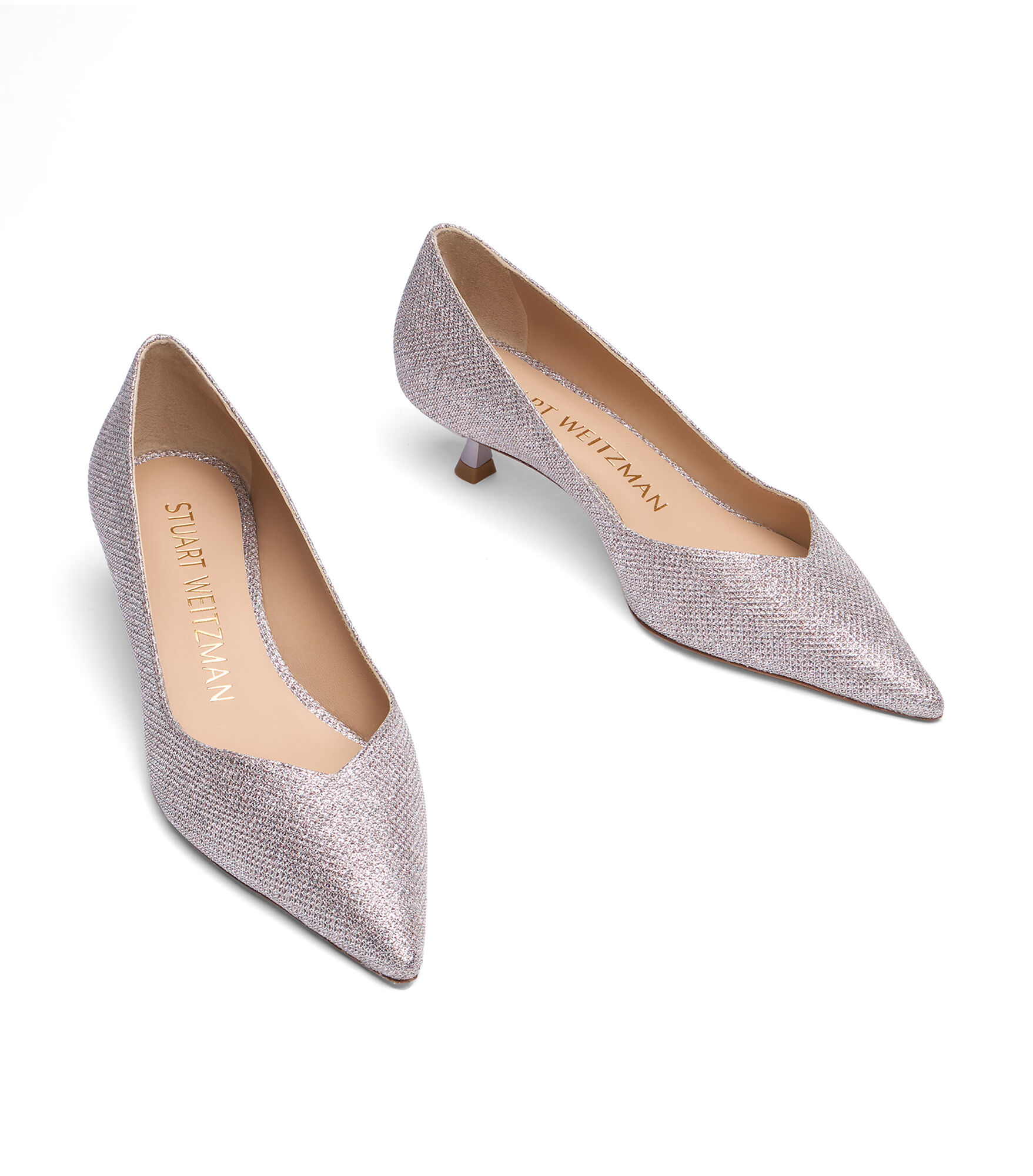 Stuart weitzman clearance glitter pump