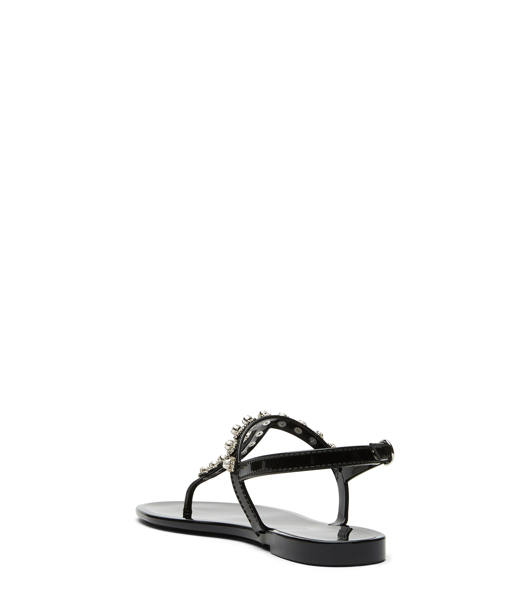 Stuart weitzman studded discount jelly flat sandals