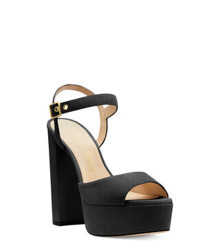 RYDER 95 PLATFORM SANDAL in BLACK for Women | Stuart  display picture 1