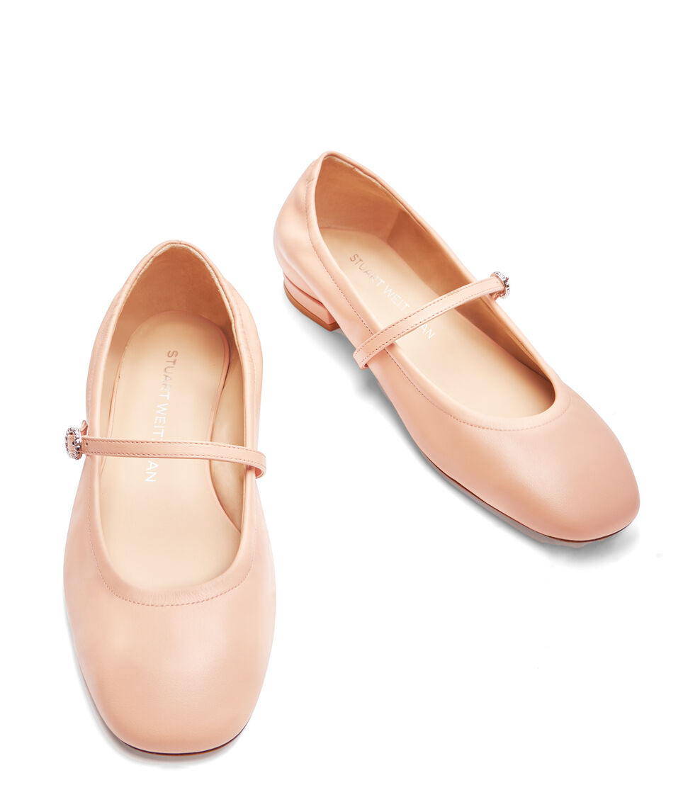 Stuart Weitzman CLARIS BALLET FLAT PUDER SI573SMOQ24