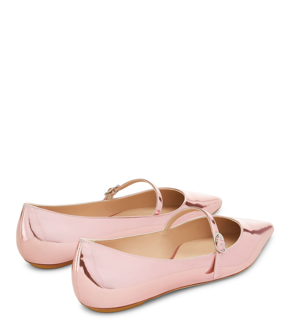 Stuart Weitzman EMILIA MARY JANE FLAT PINK MARSHMALLOW SK283LSPXKU