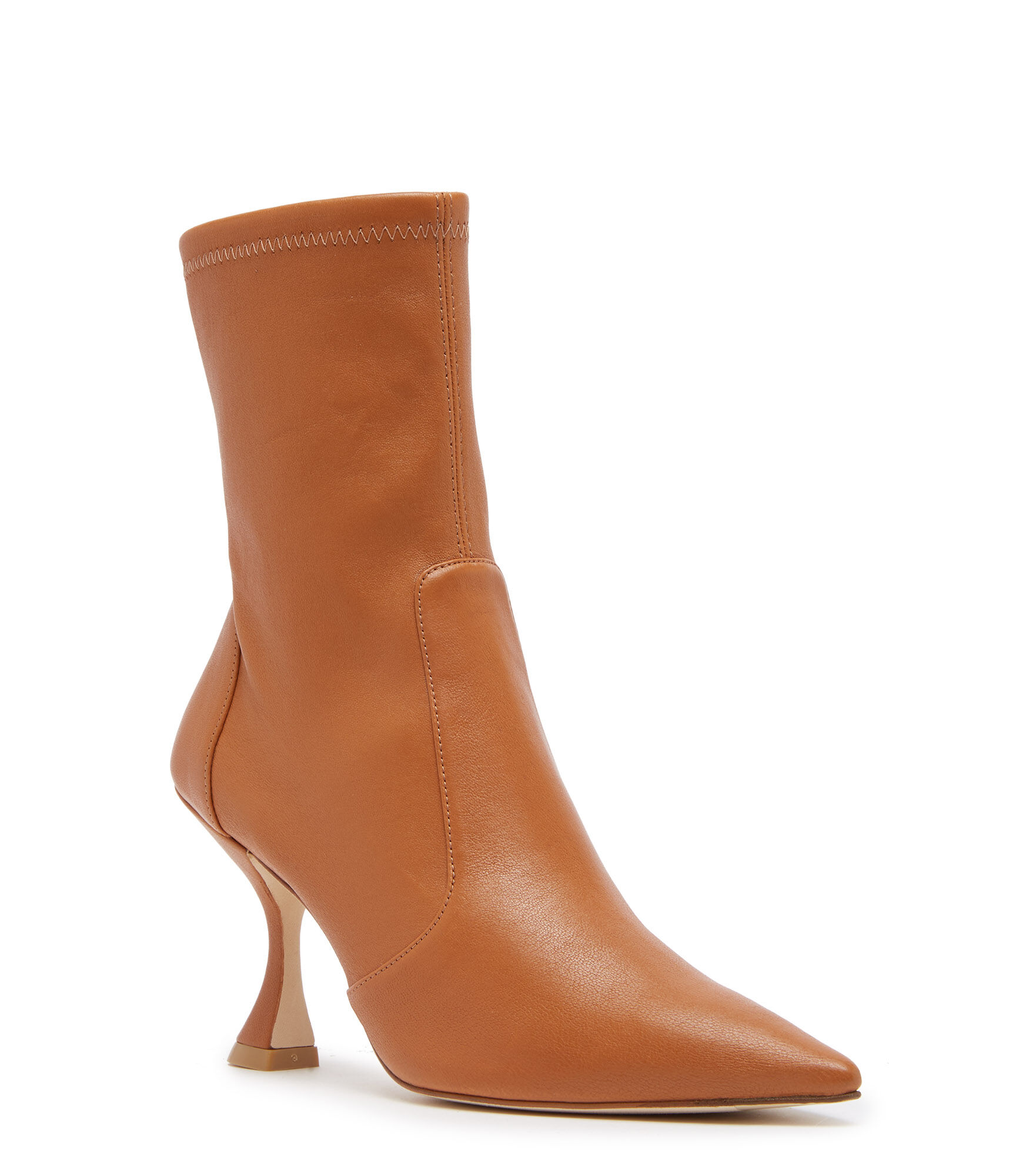Tan sock bootie hotsell