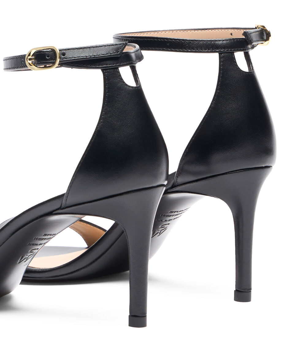 Stuart Weitzman NUDIST II SANDAL 75 BLACK SK306SMOBLK