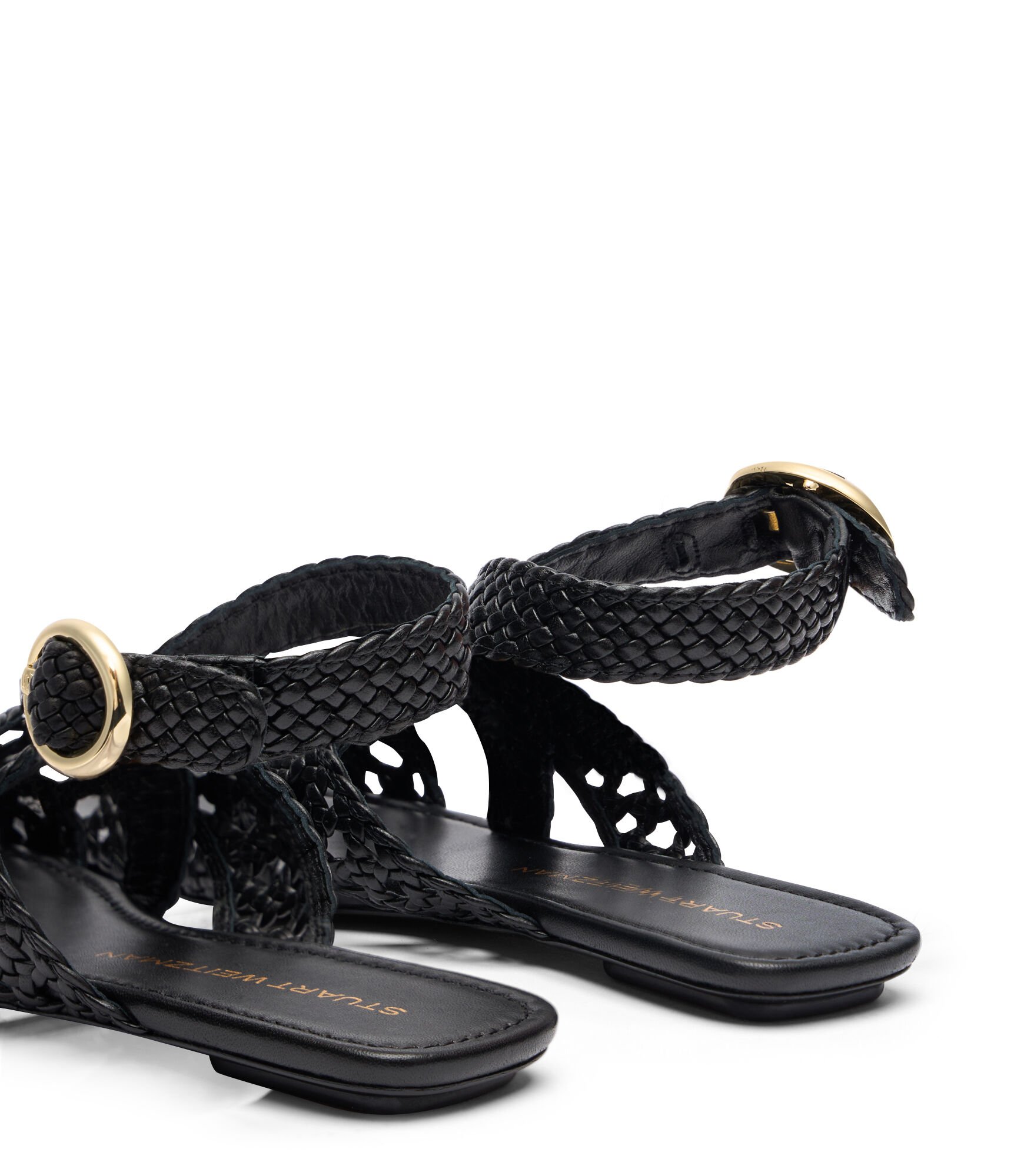 THEA SANDAL in BLACK for Women | Stuart Weitzman®