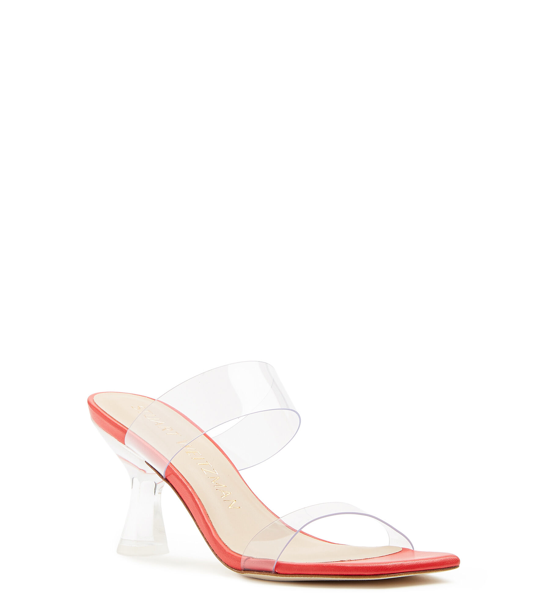 Stuart weitzman clear sandals best sale