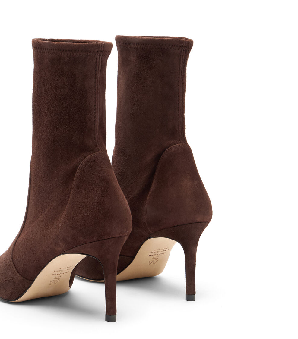 Stuart Weitzman STUART POWER BOOTIE 75 Stuart Weitzman STUART POWER BOOTIE 75 WALNUT SJ973SUSWAL