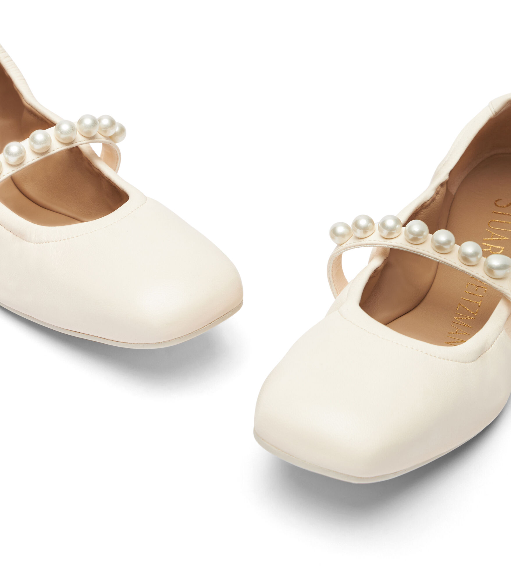 GOLDIE BALLET FLAT in SEASHELL for Women Stuart Weitzman UK