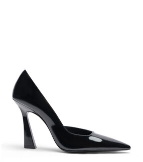 Stuart Weitzman VINNIE 100 DORSAY PUMP BLACK SJ445PATBLK