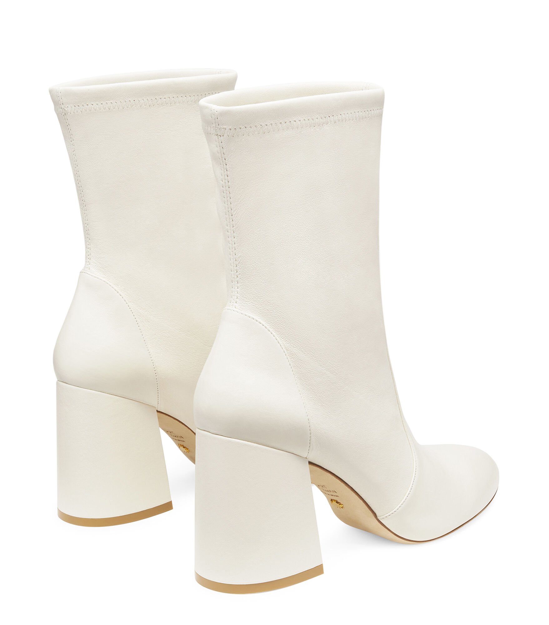 Stuart weitzman hot sale white booties