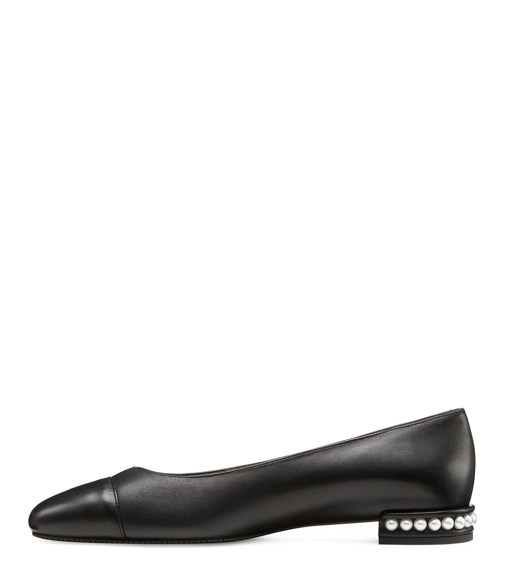 PEARL FLAT in BLACK for Women Stuart Weitzman