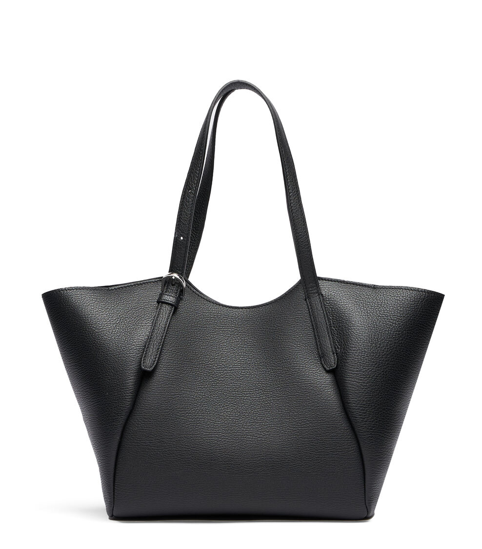 Stuart Weitzman GOGO MEDIUM TOTE BLACK SH196TERBLK