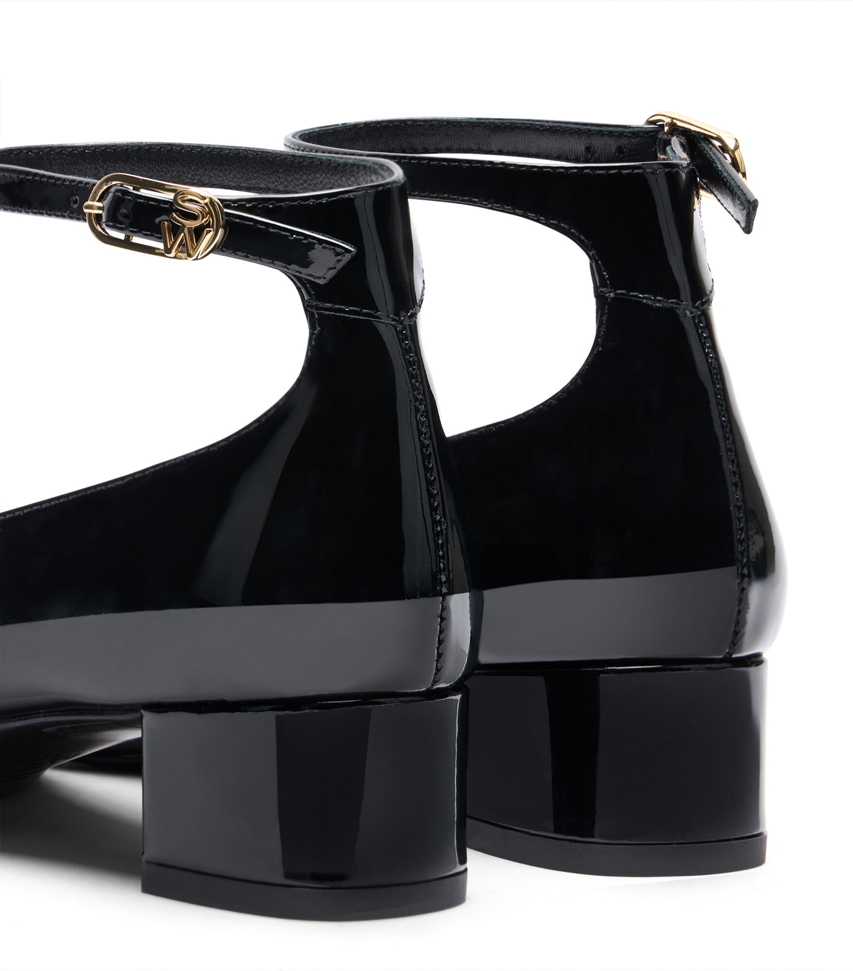 JANE ANKLE STRAP PUMP in SCHWARZ fur Damen Stuart Weitzman