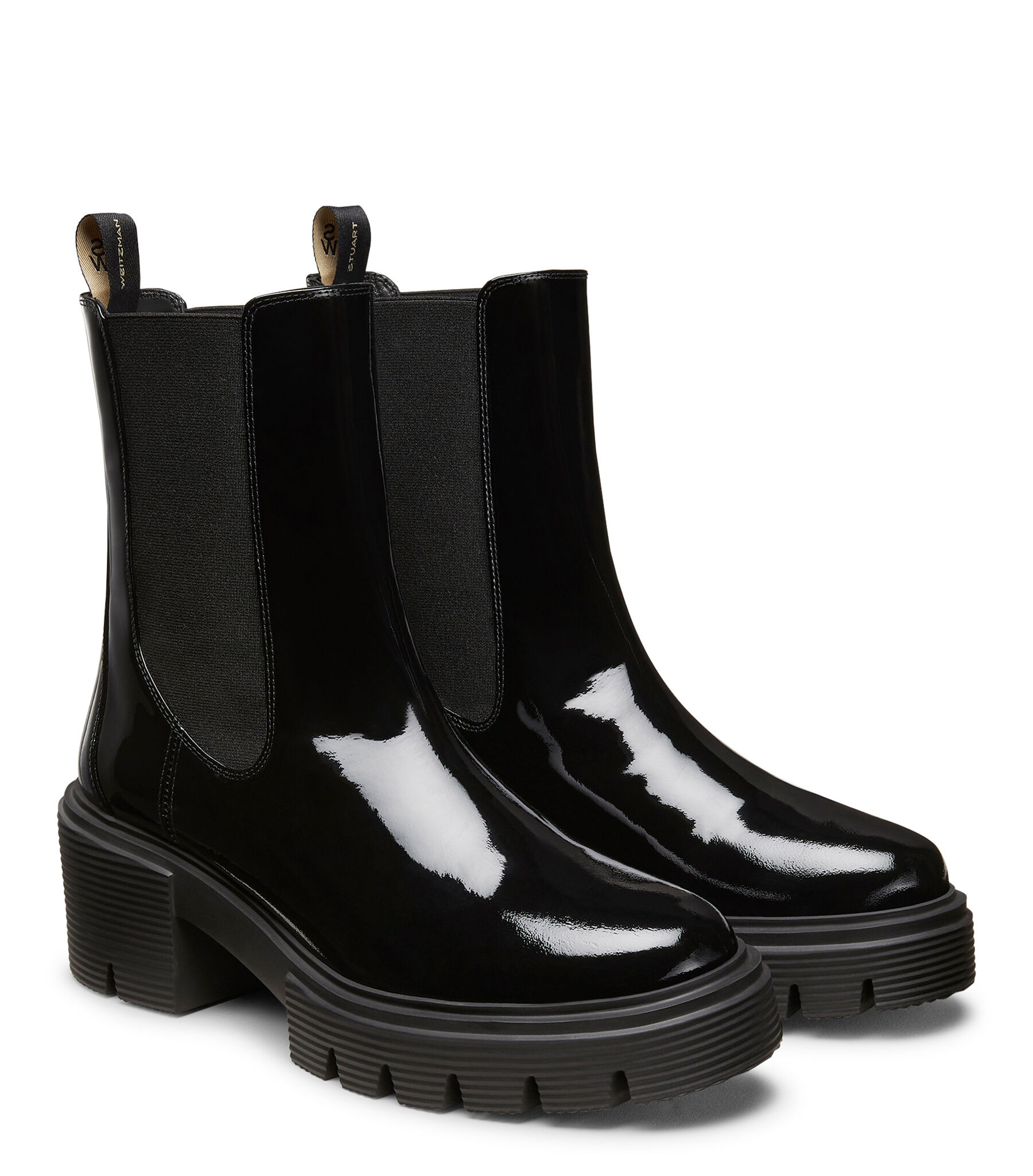 SOHO CHELSEA BOOTIE in BLACK for Women | Stuart Weitzman®