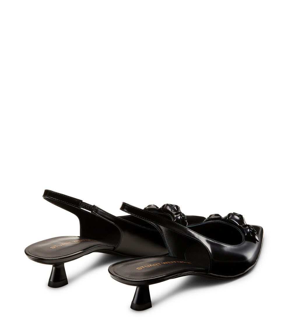 Stuart Weitzman ROSIE 35 SLINGBACK NEGRO SK161DRZBLK
