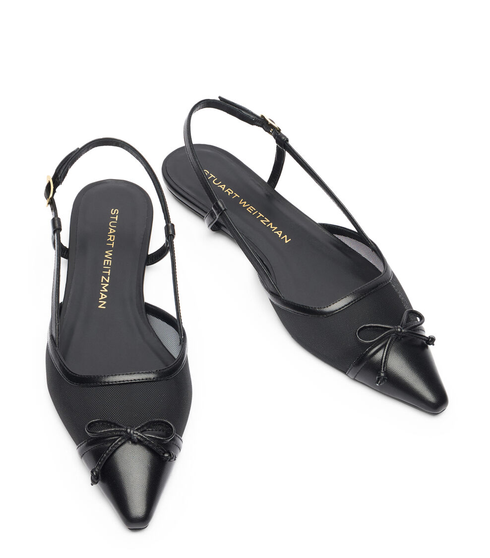 Stuart Weitzman KITTY SLINGBACK Stuart Weitzman KITTY SLINGBACK BLACK SK648MSPBLK