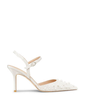 Stuart Weitzman BLISS 85 PUMP CREAM/NATURAL SI822HQRQ2X