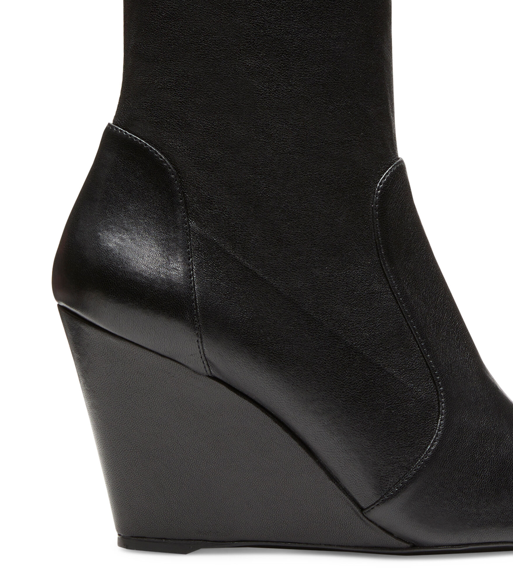 Black wedge sock best sale boots