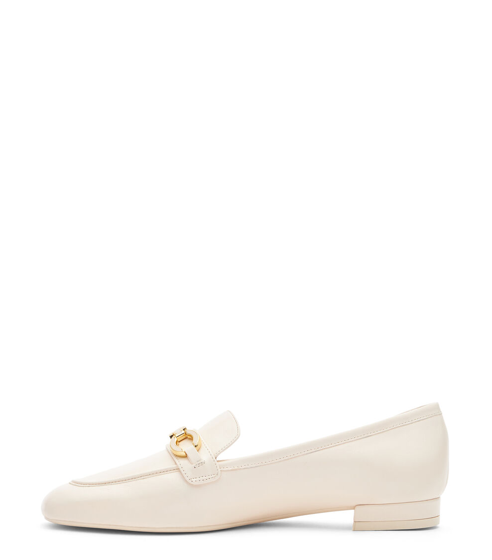 Stuart Weitzman SW SIGNATURE SQUARE LOAFER SEASHELL TONAL SH506LARWVR