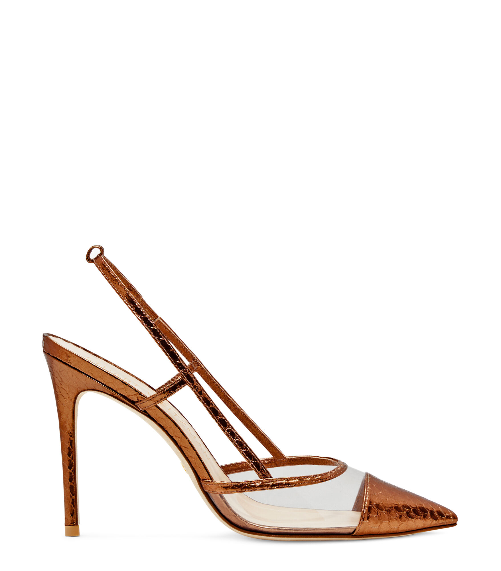 MONDRIAN 100 PUMP in BRASS for Women | Stuart Weitzman®