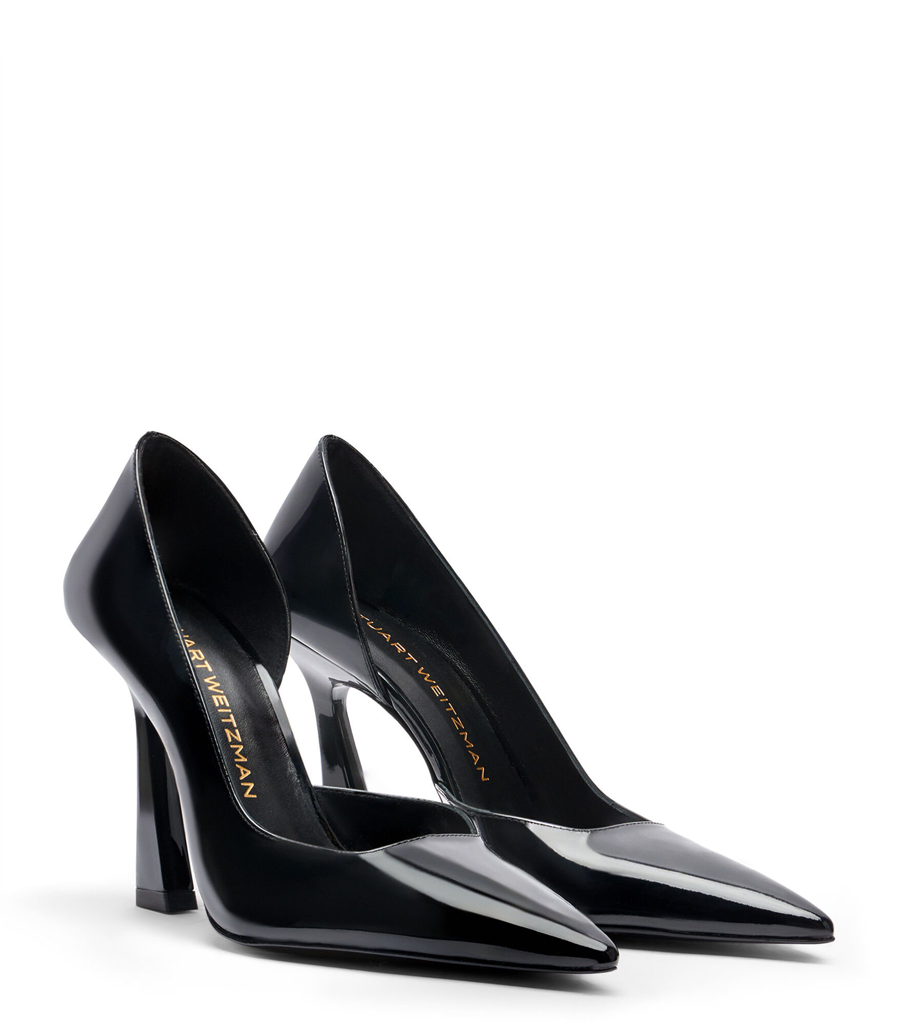 Stuart weitzman patent leather pumps hot sale