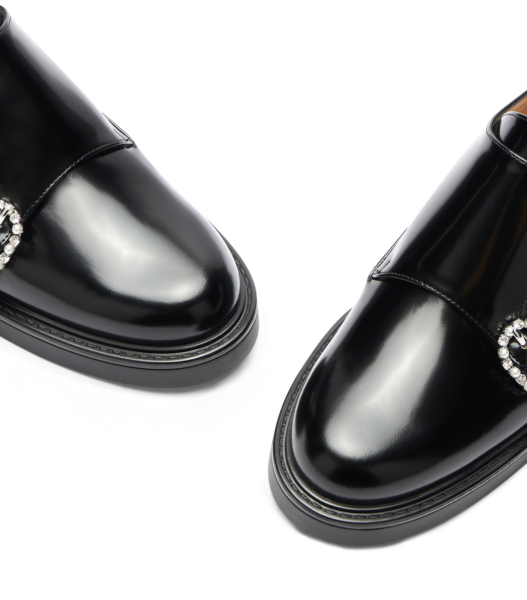 LEIGHTON MONK STRAP in BLACK for Women | Stuart Weitzman®