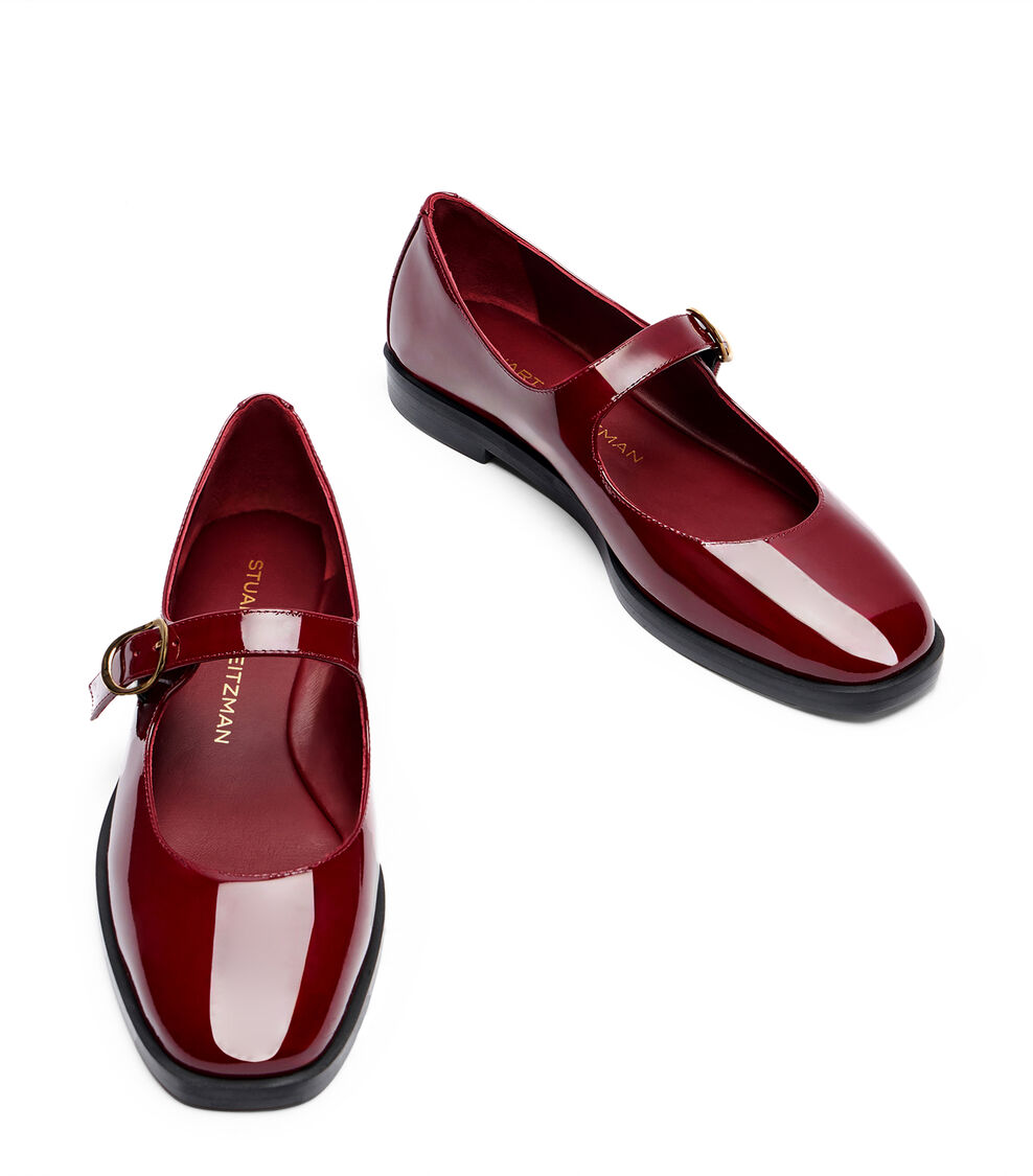 Stuart Weitzman LORALEI MARY JANE ROSEWOOD SJ425PATN4E