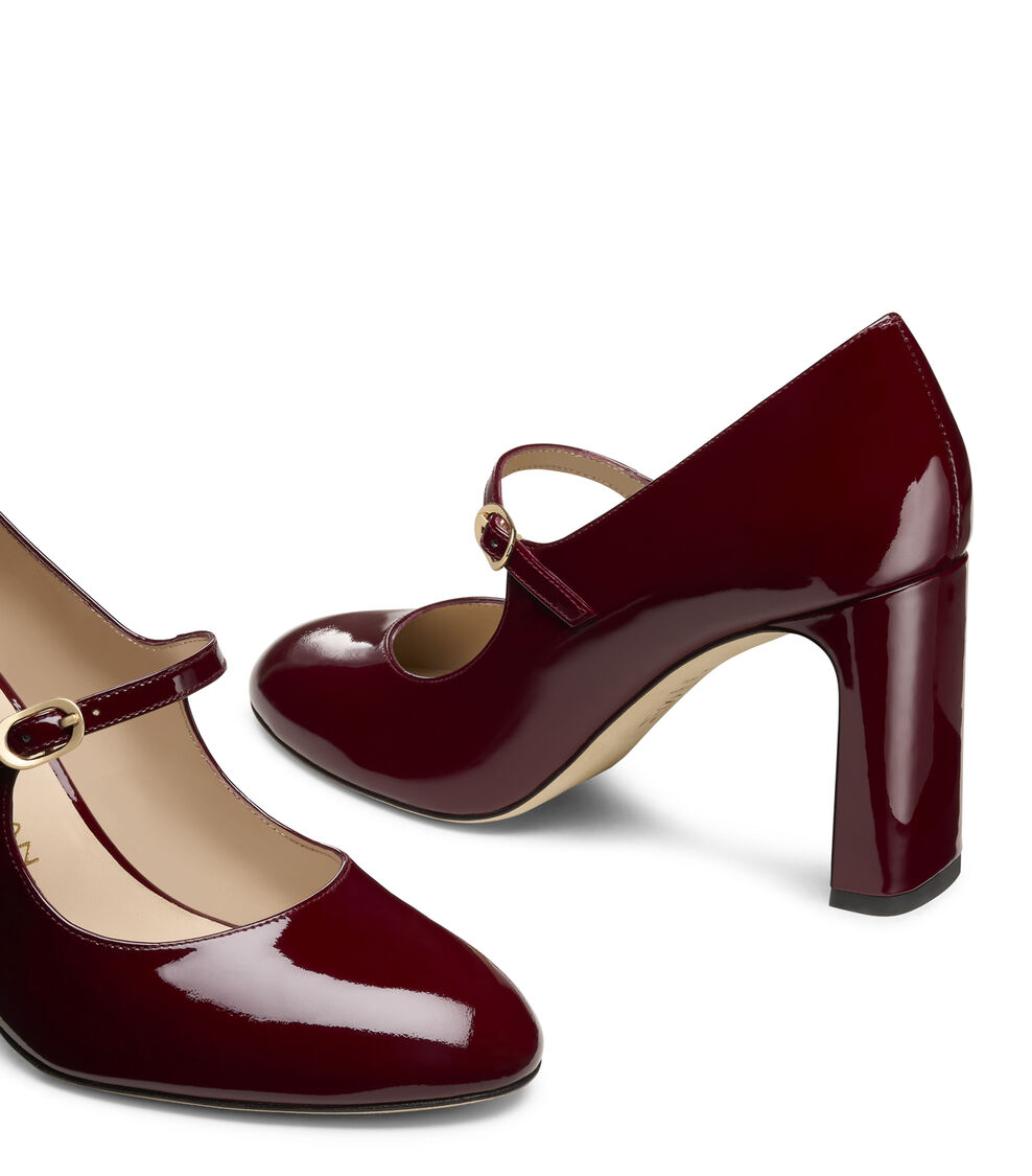 Stuart Weitzman BABETTE MARY JANE 85 Stuart Weitzman BABETTE MARY JANE 85 ROSEWOOD SM475PATN4E
