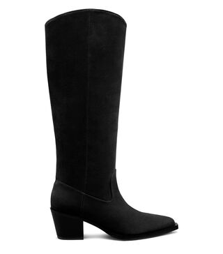 TATE BOOT in BLACK for Women | Stuart Weitzman® display picture 2