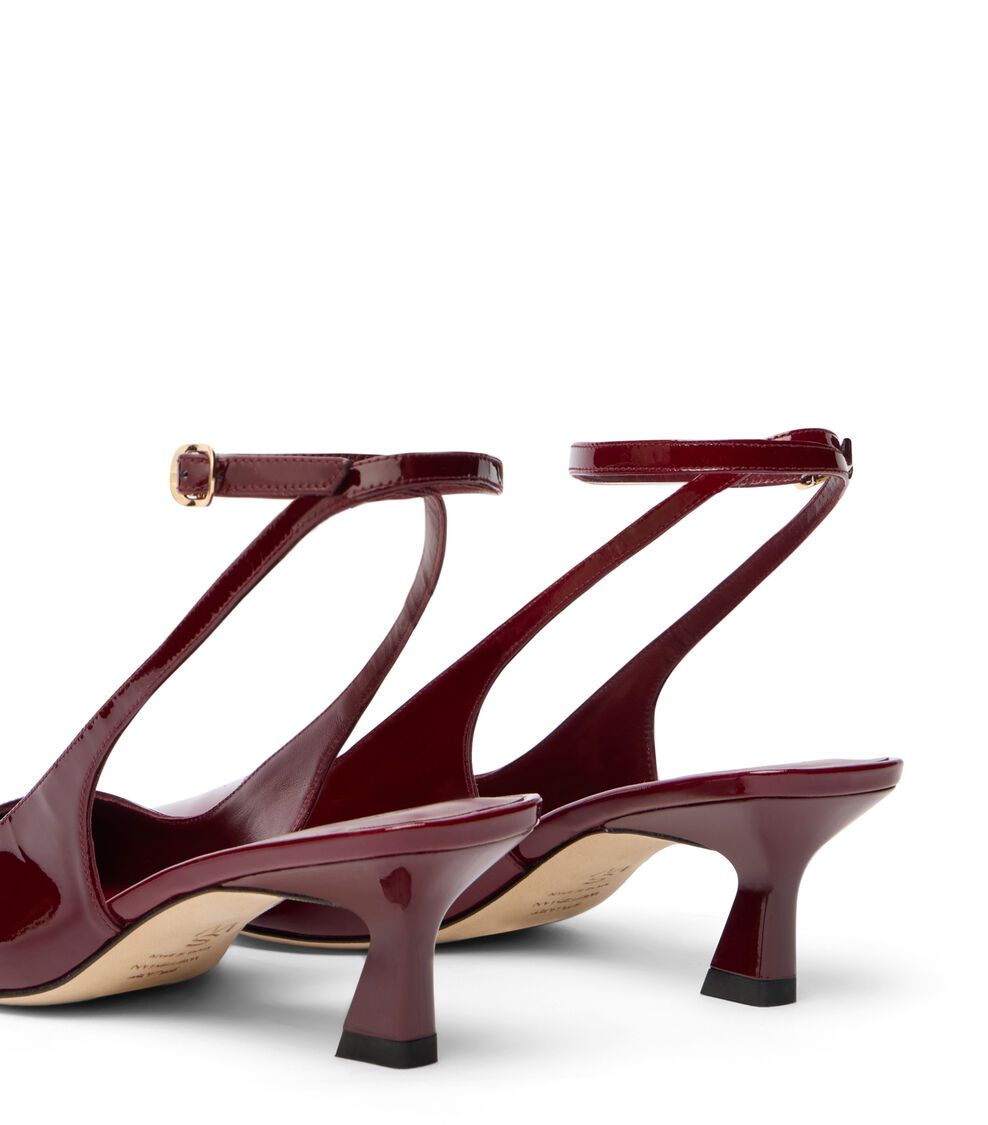 Stuart Weitzman VINNIE 50 STRAP PUMP ROSEWOOD SM360PATN4E