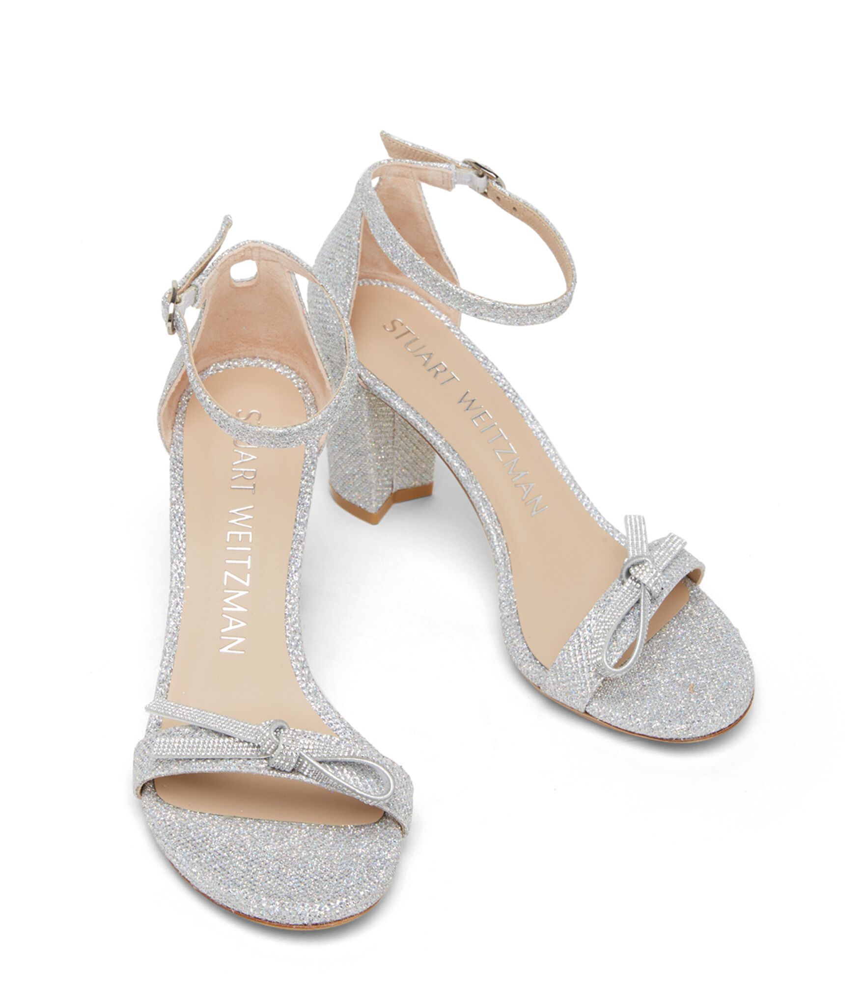 Stuart weitzman deals nearly nude silver